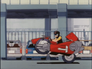 The real reason to watch Megazone 23 - Aramaki Shinji's motorcycle that transforms into a robot.